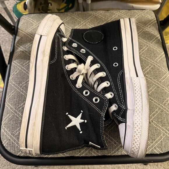 Converse - Chuck Taylor / All Star 70 Hi x Stussy Black - Size 8 - Picture 2 of 9
